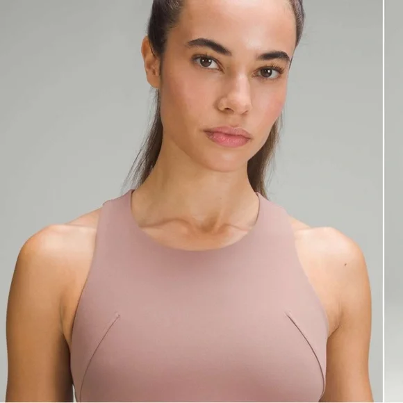 Lululemon Wunder Train Racerback Tank Top Twilight Rose Size 6 - Picture 2 of 7